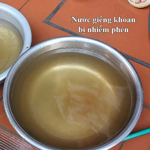 Xử lý nước giếng khoan nhiễm phèn – Làm trong nước Hiệu quả