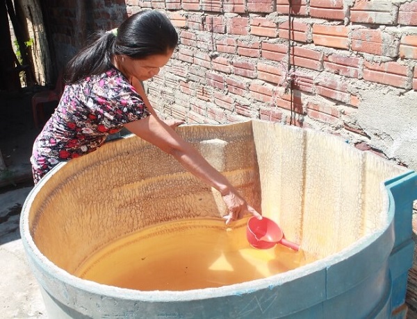 Nước giếng hiện nay nhiễm phèn rất nhiều