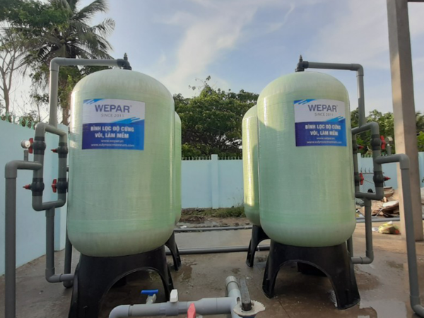 Cách sục rửa cột lọc Composite