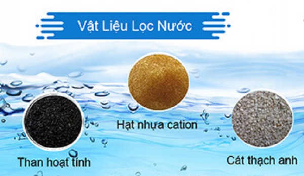 Có rất nhiều loại vật liệu lọc nước sinh hoạt