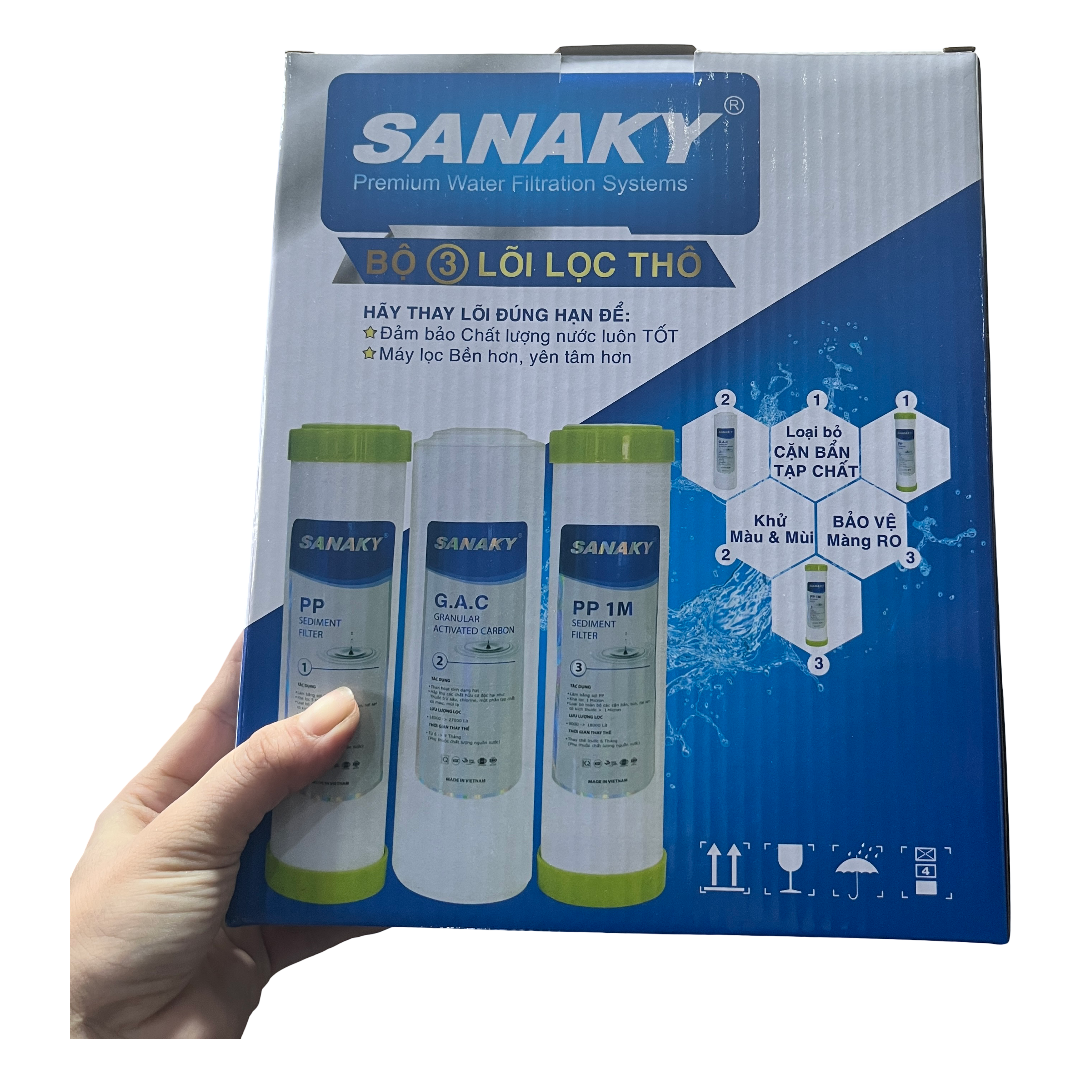 Bộ lõi lọc thô 123 Sanaky